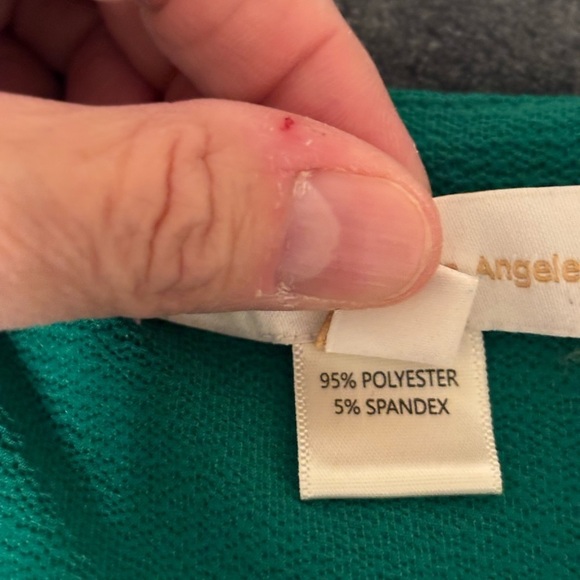 Monteau Emerald Ruffle Wrap Top - Picture 3 of 9